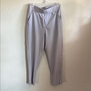 Baleaf Gray Flyleaf Ankle-Length Relaxed Fit Soft Fabric Pants